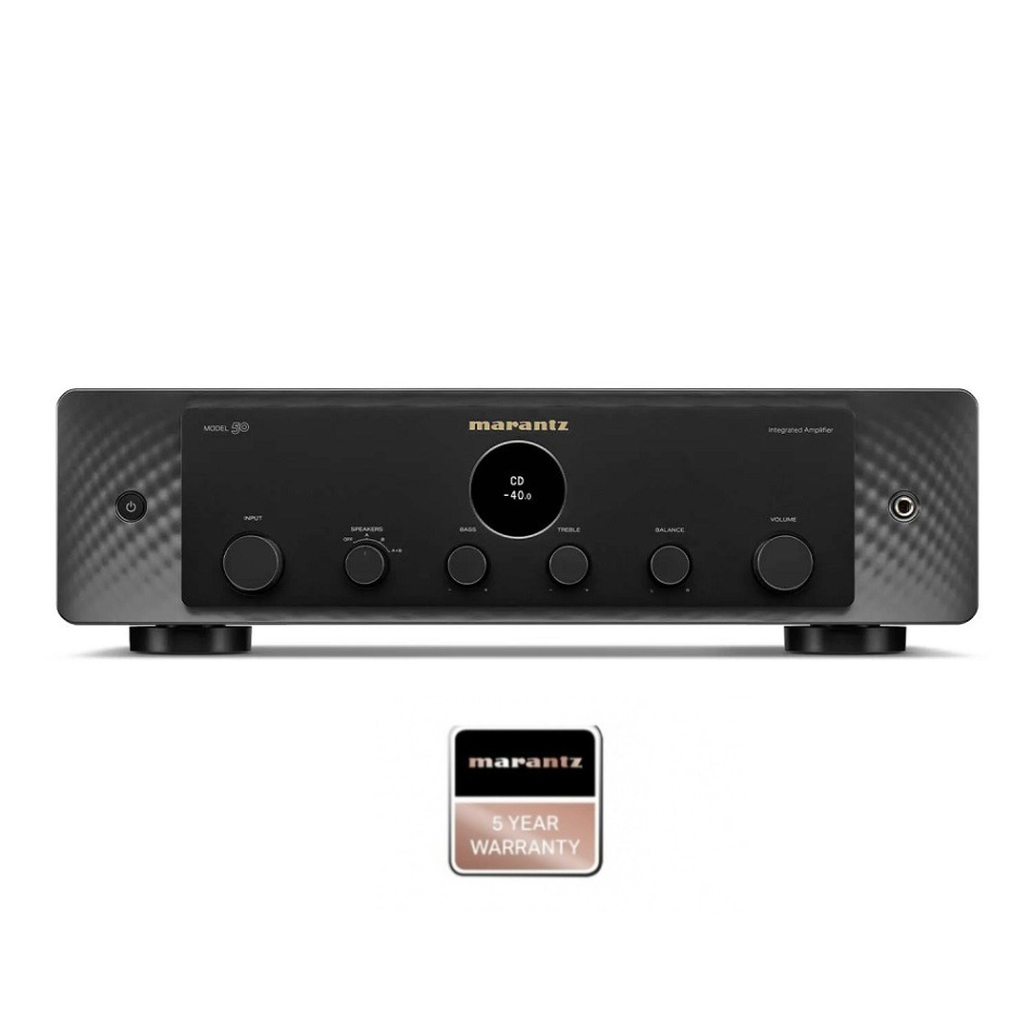 Marantz Model 50 stereoförstärkare med RIAA-steg, svart