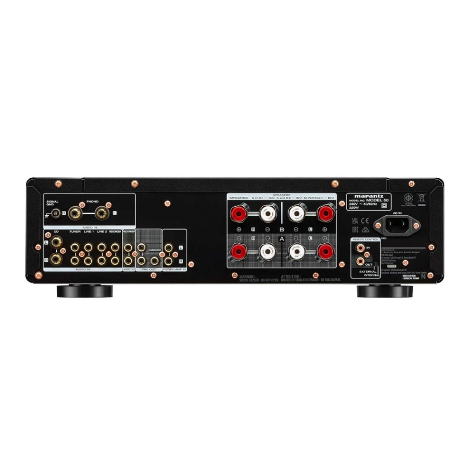 Marantz Model 50 stereoförstärkare med RIAA-steg, svart