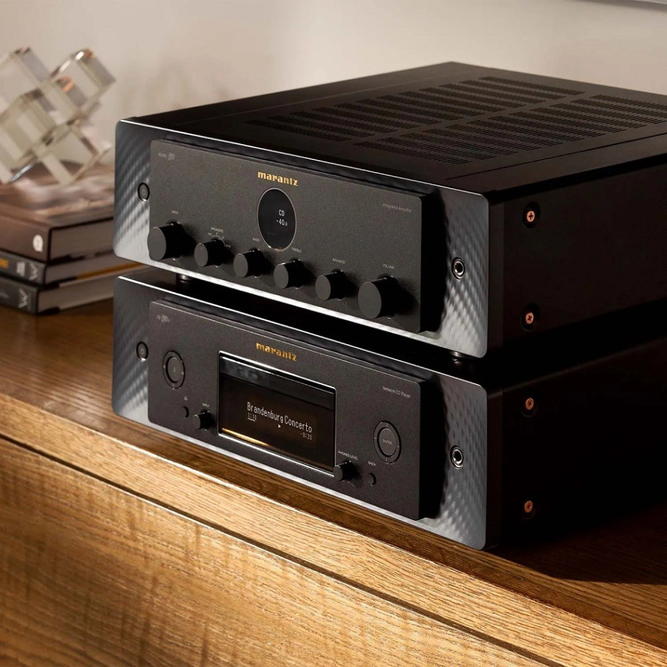 Marantz Model 50 stereoförstärkare med RIAA-steg, svart
