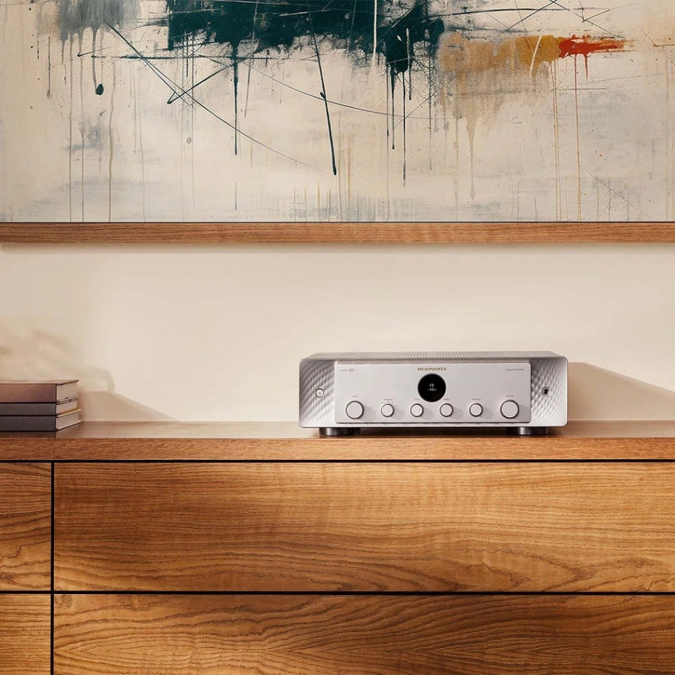 Marantz Model 50 stereoförstärkare med RIAA-steg, silver