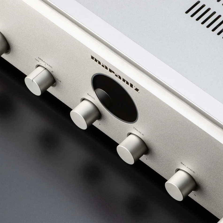 Marantz Model 50 stereoförstärkare med RIAA-steg, silver