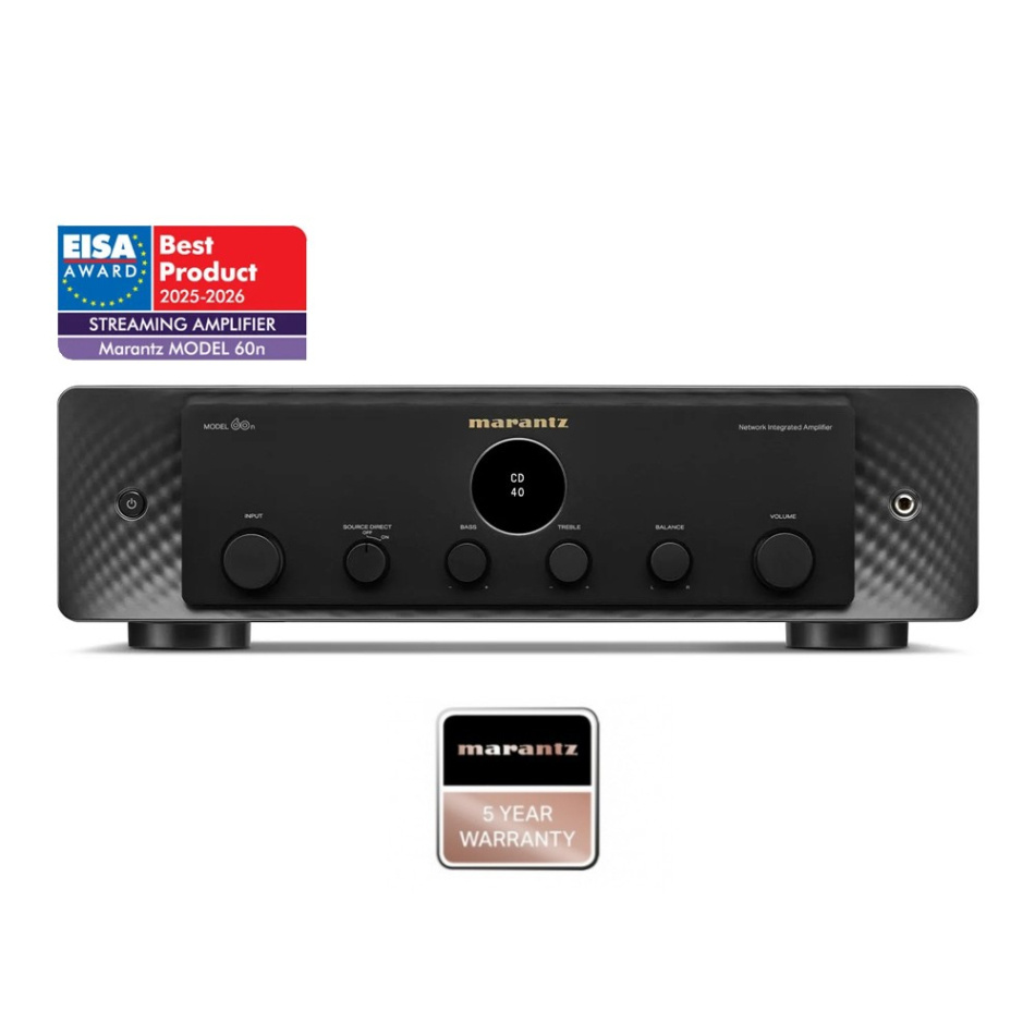 Marantz Model 60N streamingförstärkare med HEOS & HDMI, svart