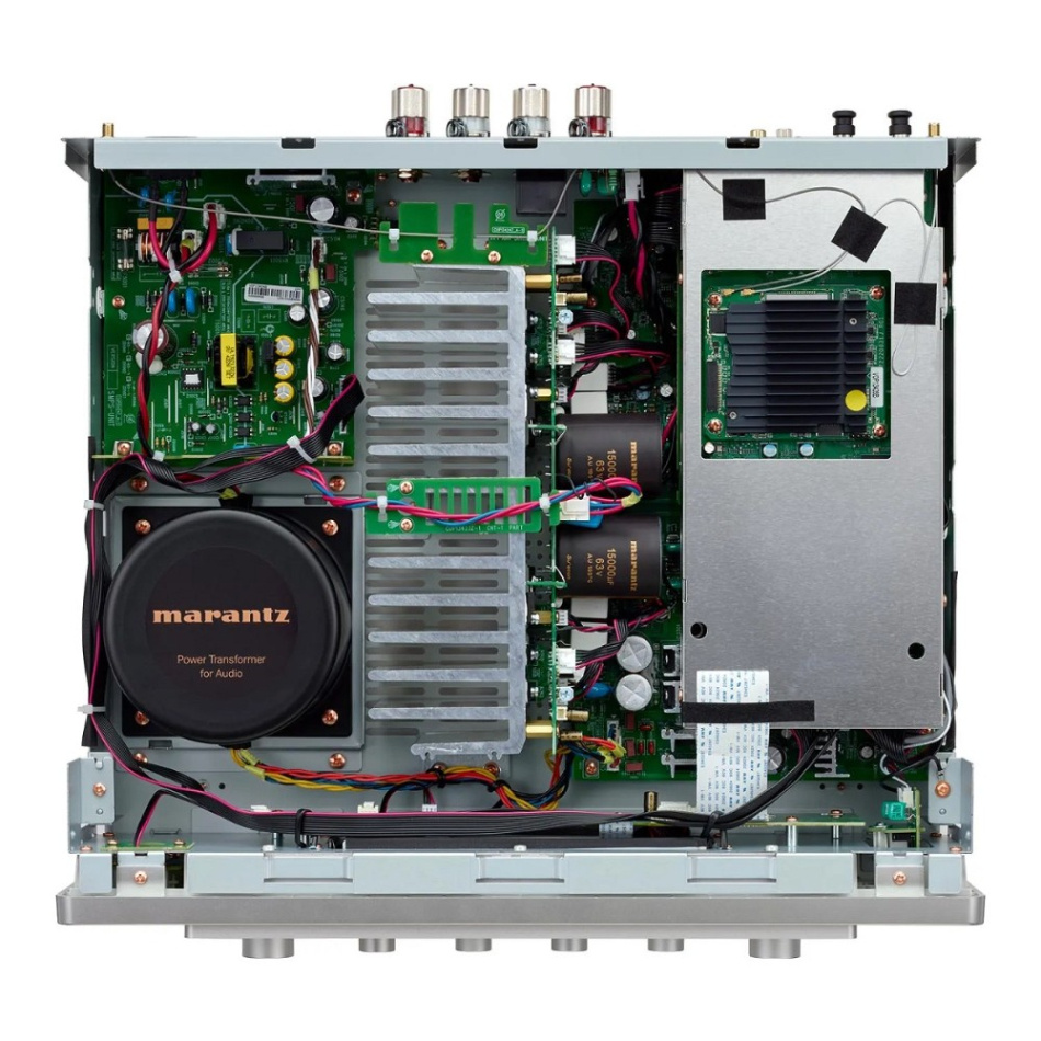 Marantz Model 60N streamingförstärkare med HEOS & HDMI, silver/guld