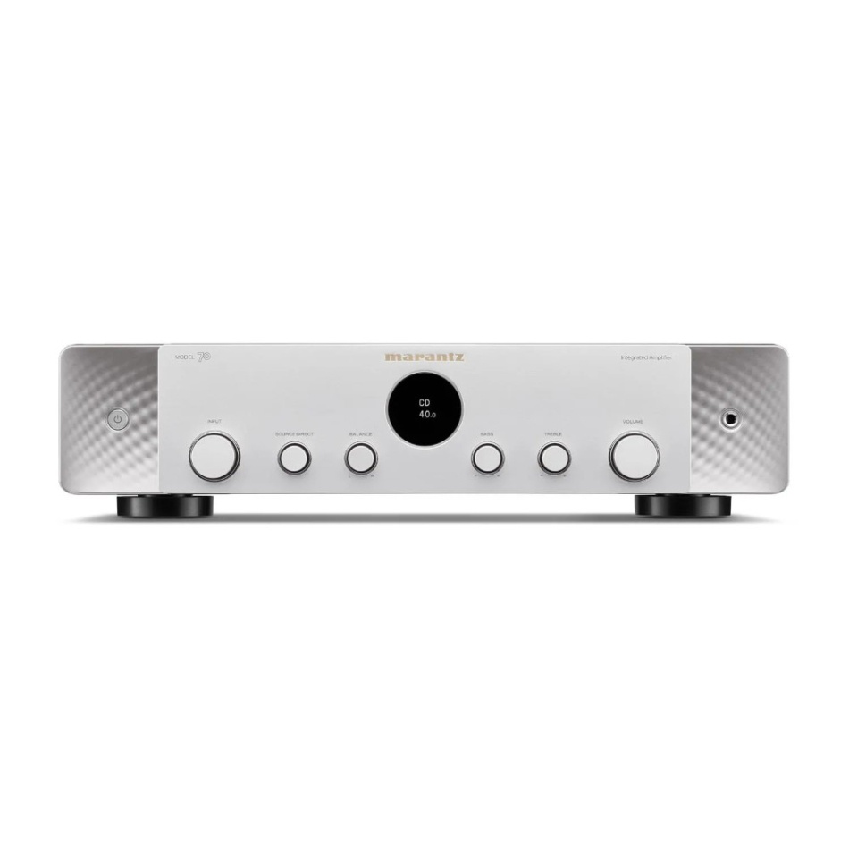 Marantz Model 70 stereoförstärkare med HDAM-kretsar, DAC & HDMI, silver/guld
