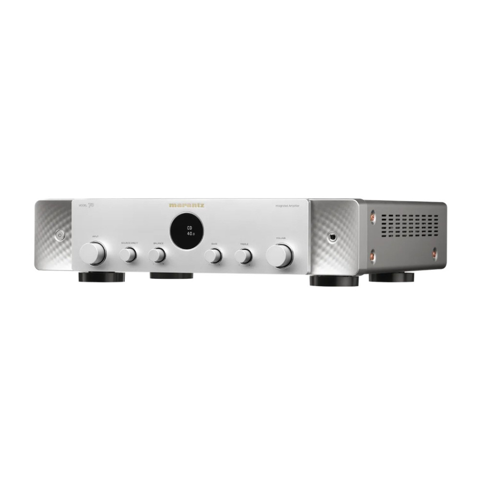 Marantz Model 70 stereoförstärkare med HDAM-kretsar, DAC & HDMI, silver/guld