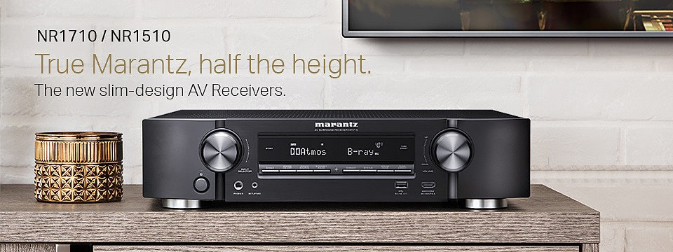Marantz NR1510 hemmabioförstärkare, svart Returexemplar