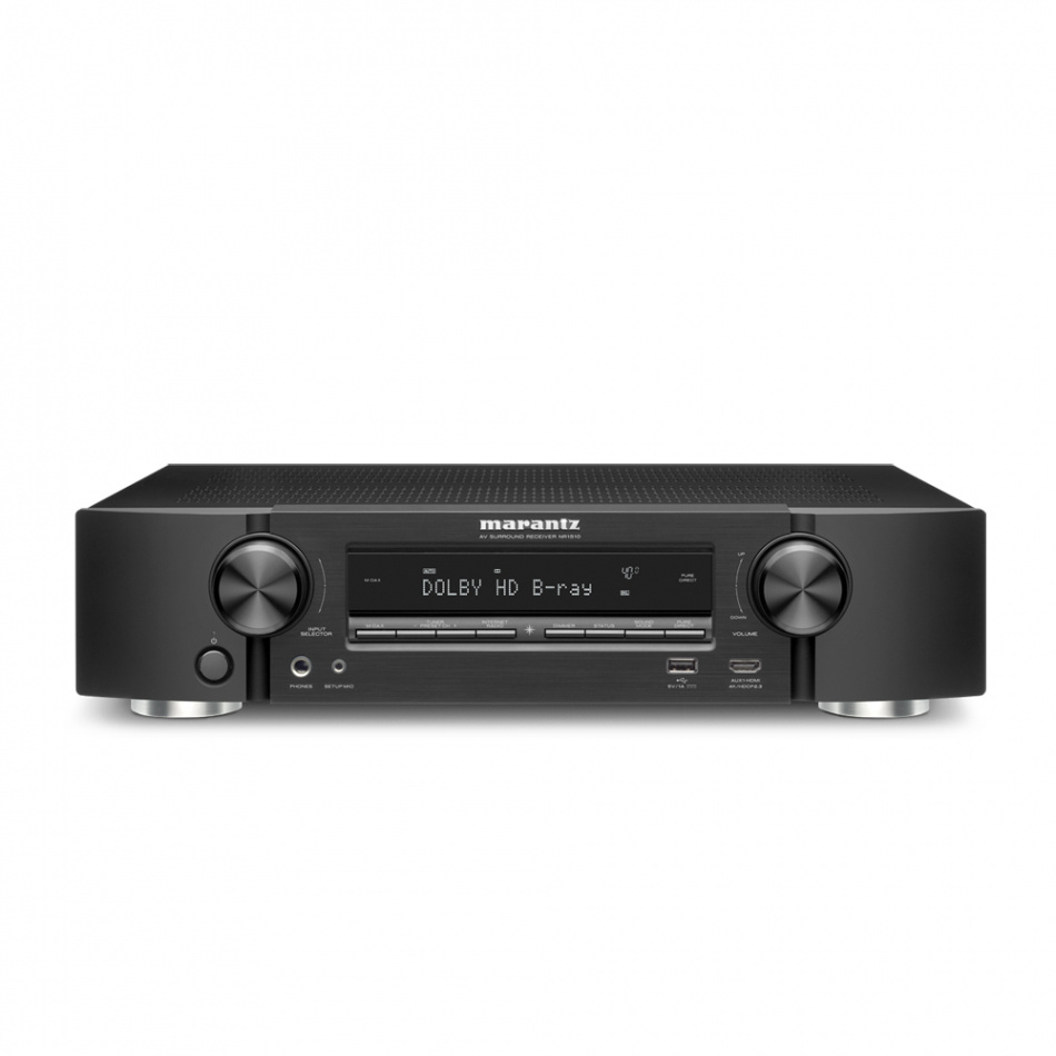 Marantz NR1510 hemmabioförstärkare med HEOS, svart
