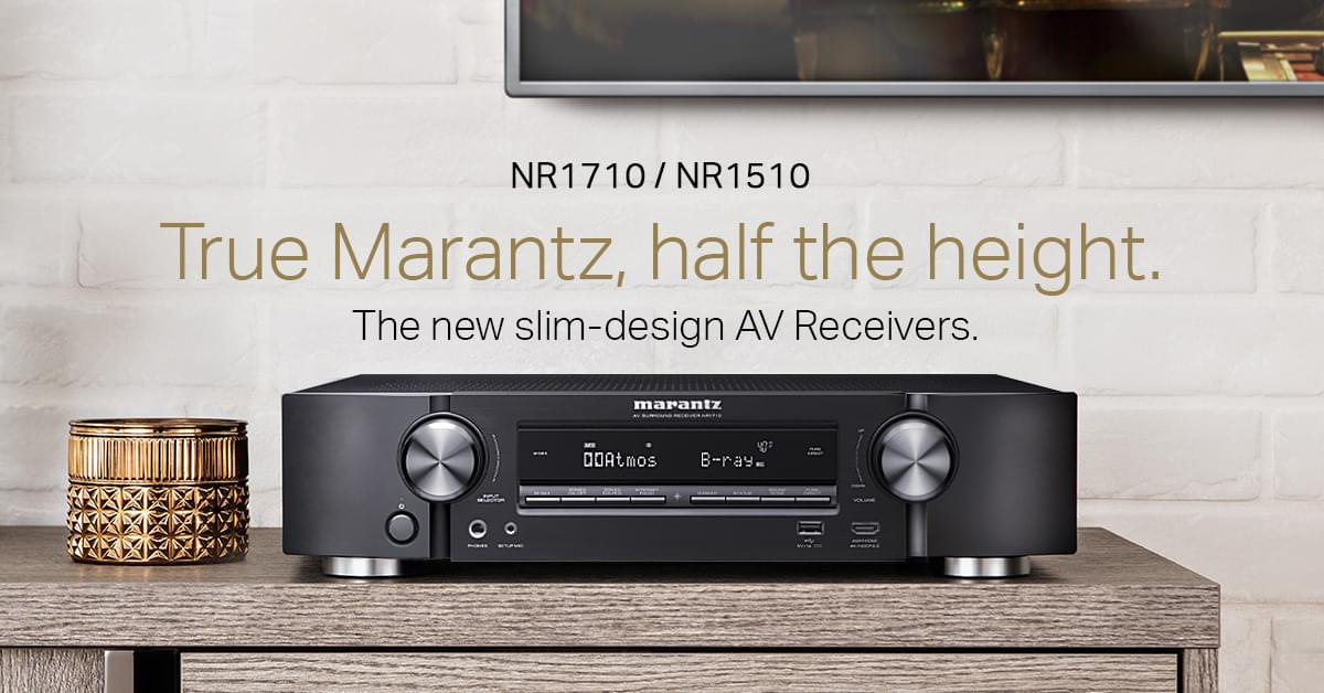 Marantz NR1710 hembioförstärkare, silver