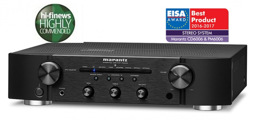 Marantz PM6006 förstärkare med DAC, svart