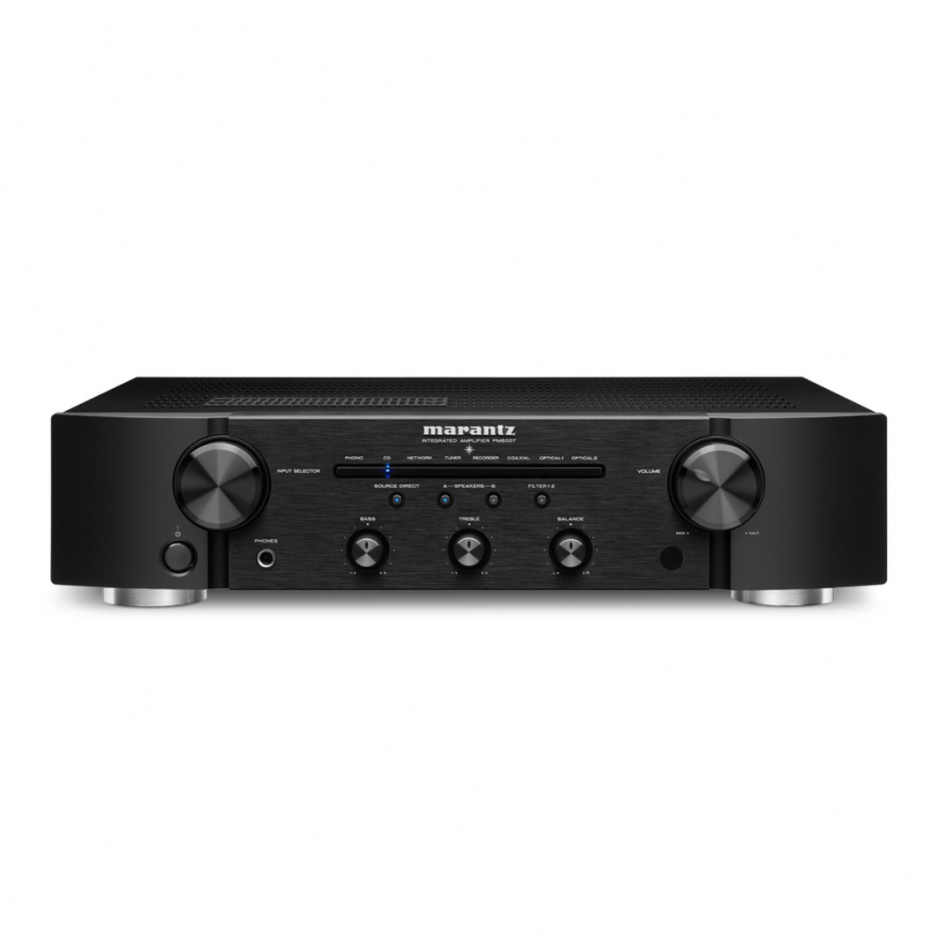 Marantz PM6007 stereoförstärkare med DAC & RIAA-steg, svart