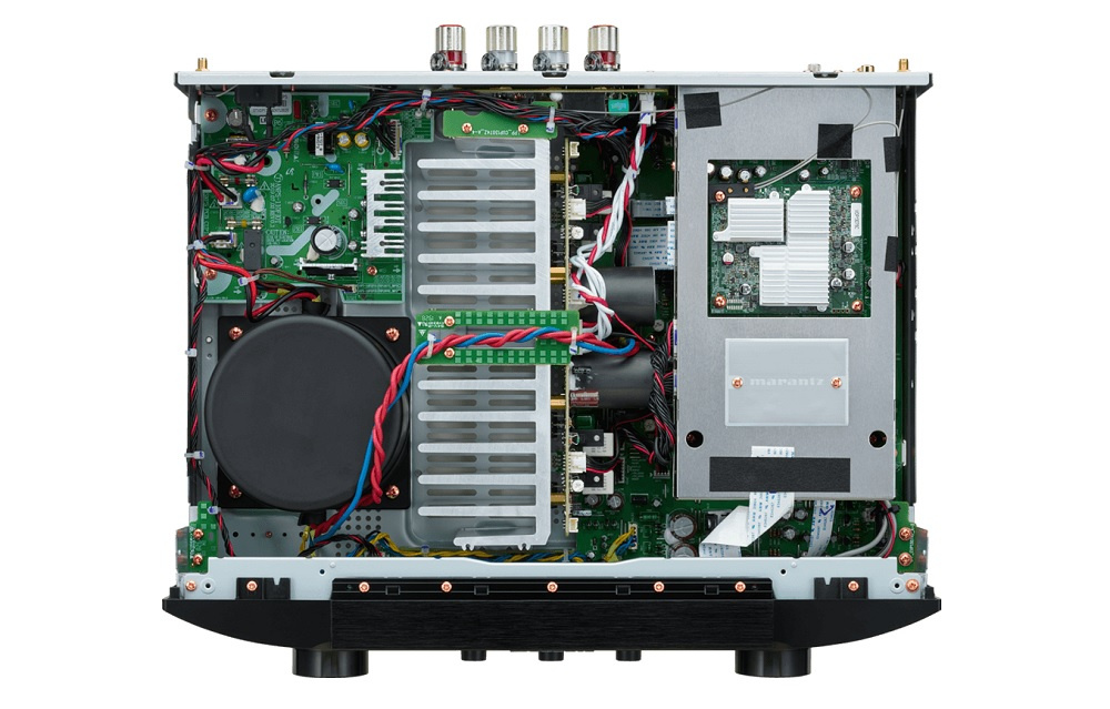 Marantz PM7000N stereoförstärkare med nätverk, RIAA-steg & DAC, svart