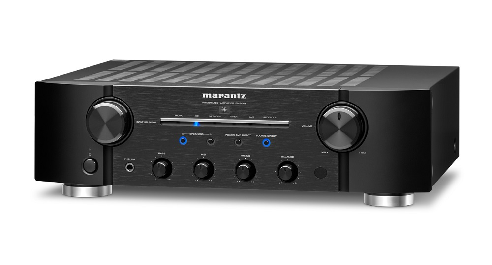 Marantz PM8006 stereoförstärkare med RIAA-steg, svart