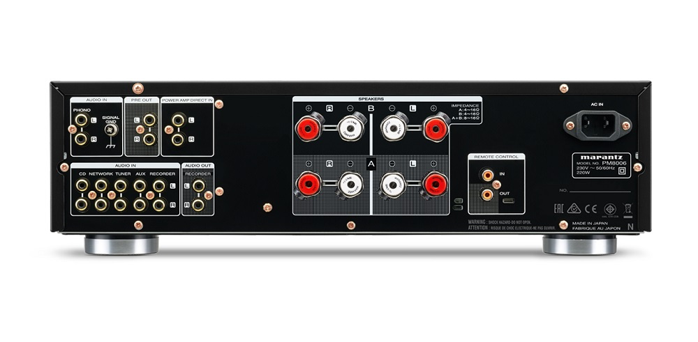 Marantz PM8006 stereoförstärkare med RIAA-steg, svart