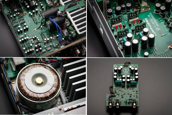 Marantz PM8006 stereoförstärkare med RIAA-steg, svart