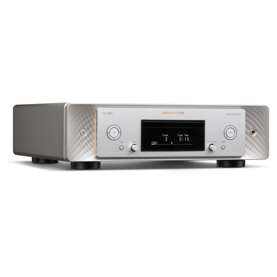 Marantz SACD 30n, SACD/CD-spelare med nätverk & inbyggd DAC, silver