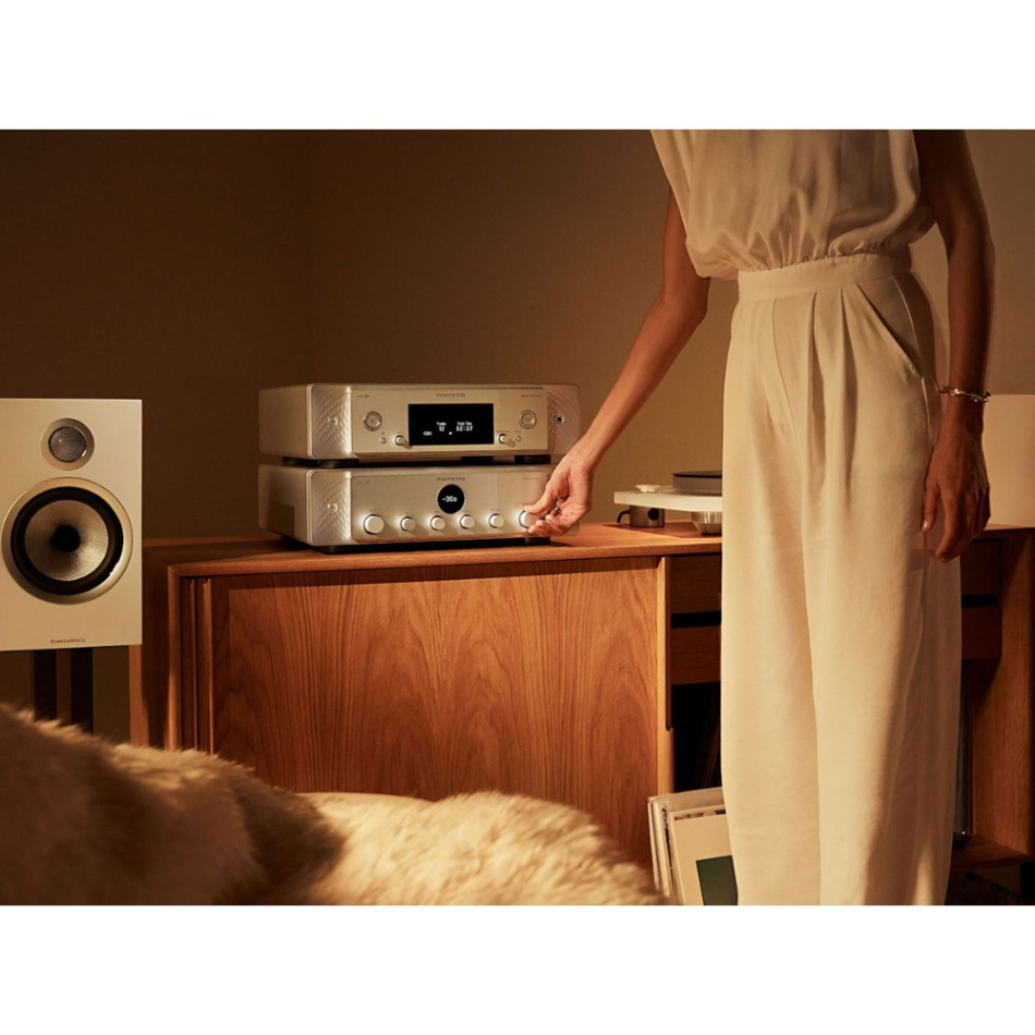 Marantz SACD 30n, SACD/CD-spelare med nätverk & inbyggd DAC, silver