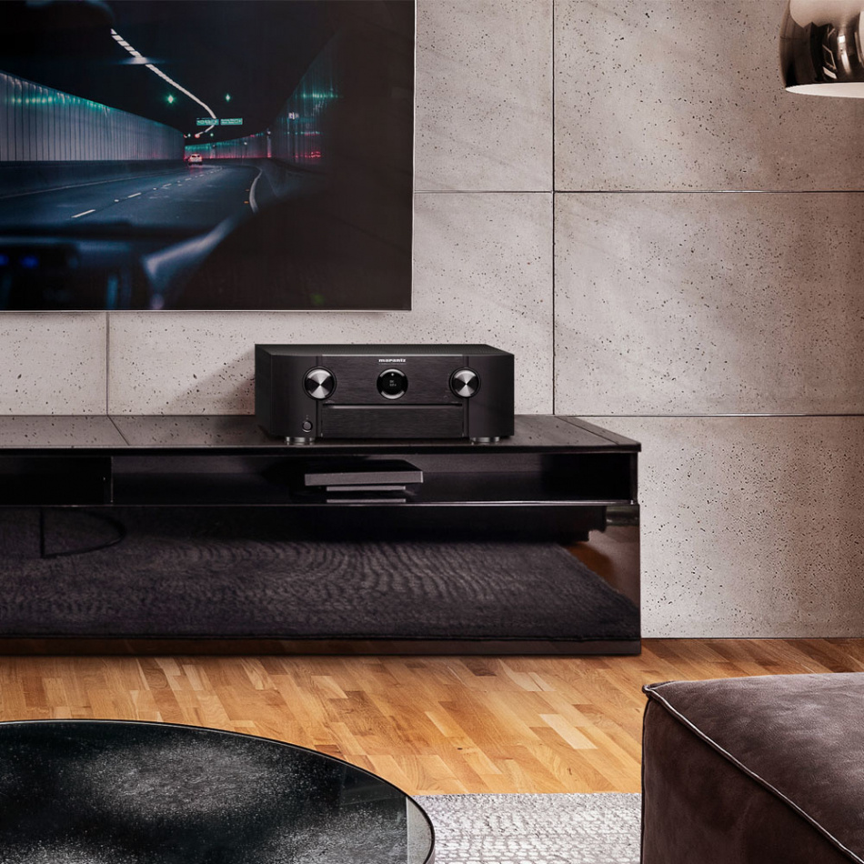 Marantz SR6015 hemmabioförstärkare med HEOS, svart