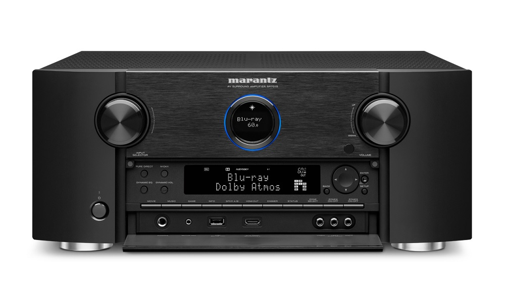 Marantz SR7015 hemmabioförstärkare med HEOS, svart