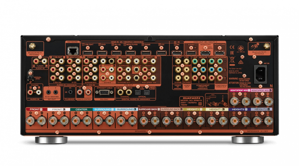 Marantz SR8015 hemmabioförstärkare med HEOS, svart