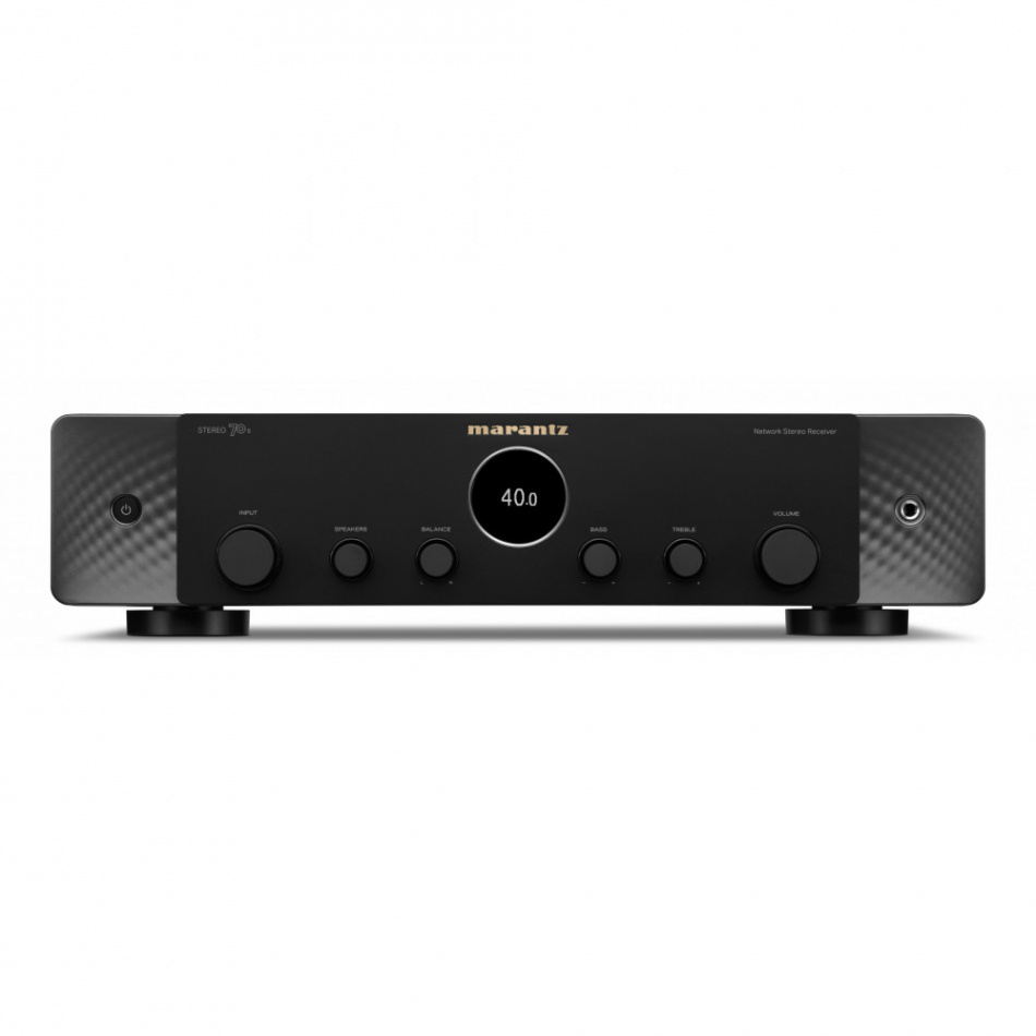Marantz Stereo 70S stereoförstärkare med streaming, RIAA-steg & HDMI, svart