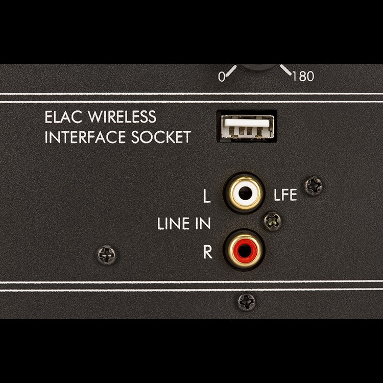 Elac Sub 2030 aktiv subwoofer, mattlackad svart