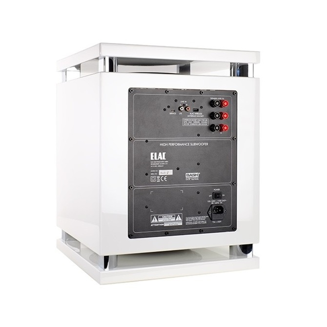 Elac Sub 2070.2 aktiv subwoofer med appstyrning, pianovit