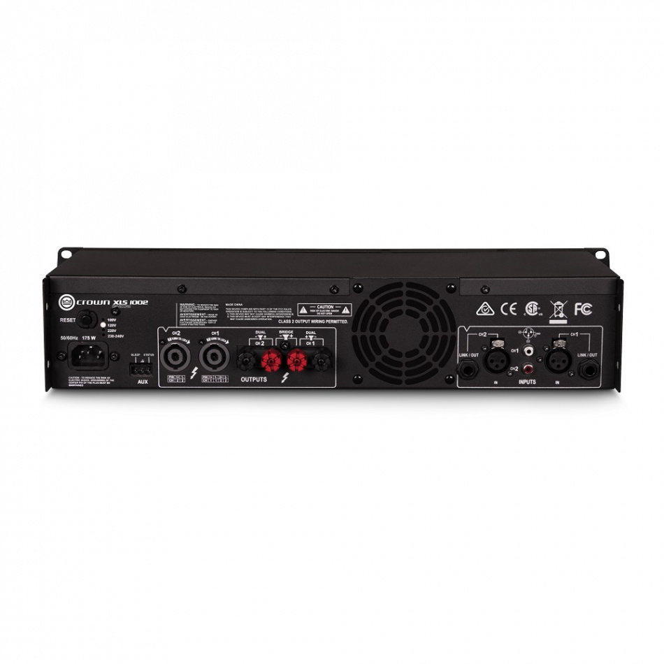 Crown XLS-1002 stereoslutsteg med DSP