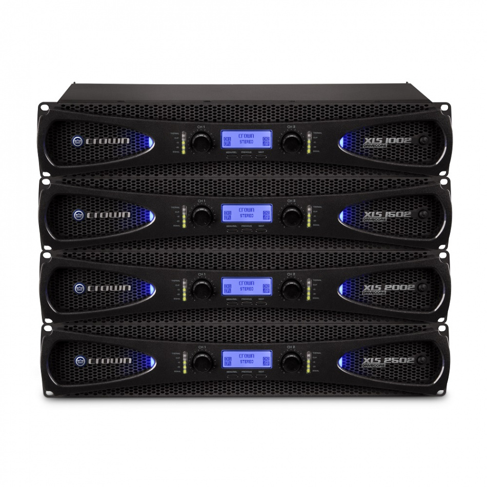 Crown XLS-2002 stereoslutsteg med DSP