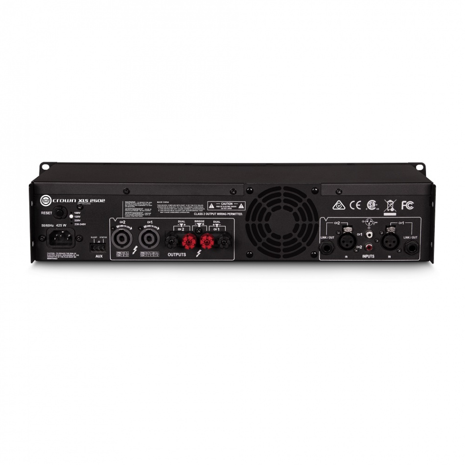 Crown XLS-2502 stereoslutsteg med DSP