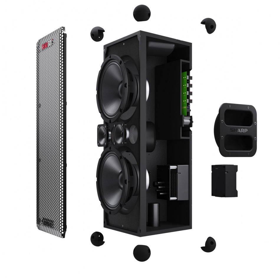 Sharp CP-LS100 SumoBox partyhögtalare med batteridrift