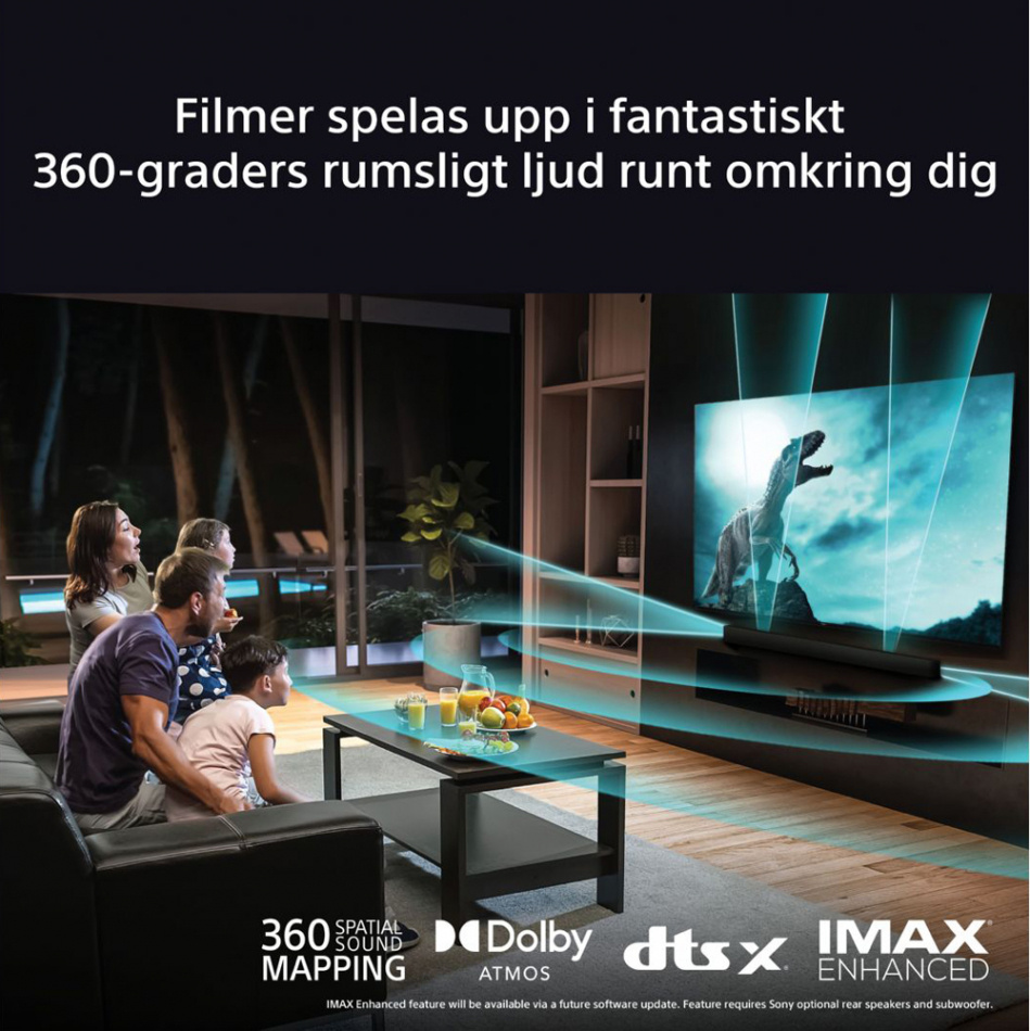 Sony BRAVIA Theatre Bar 8 soundbar med Dolby Atmos & Chromecast