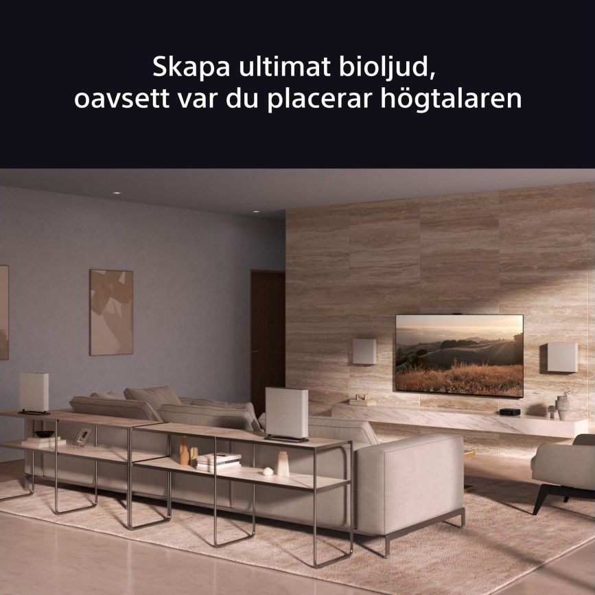 Sony HT-A9M2 BRAVIA Theatre Quad, Trådlöst Dolby Atmos Hemmabiosystem 