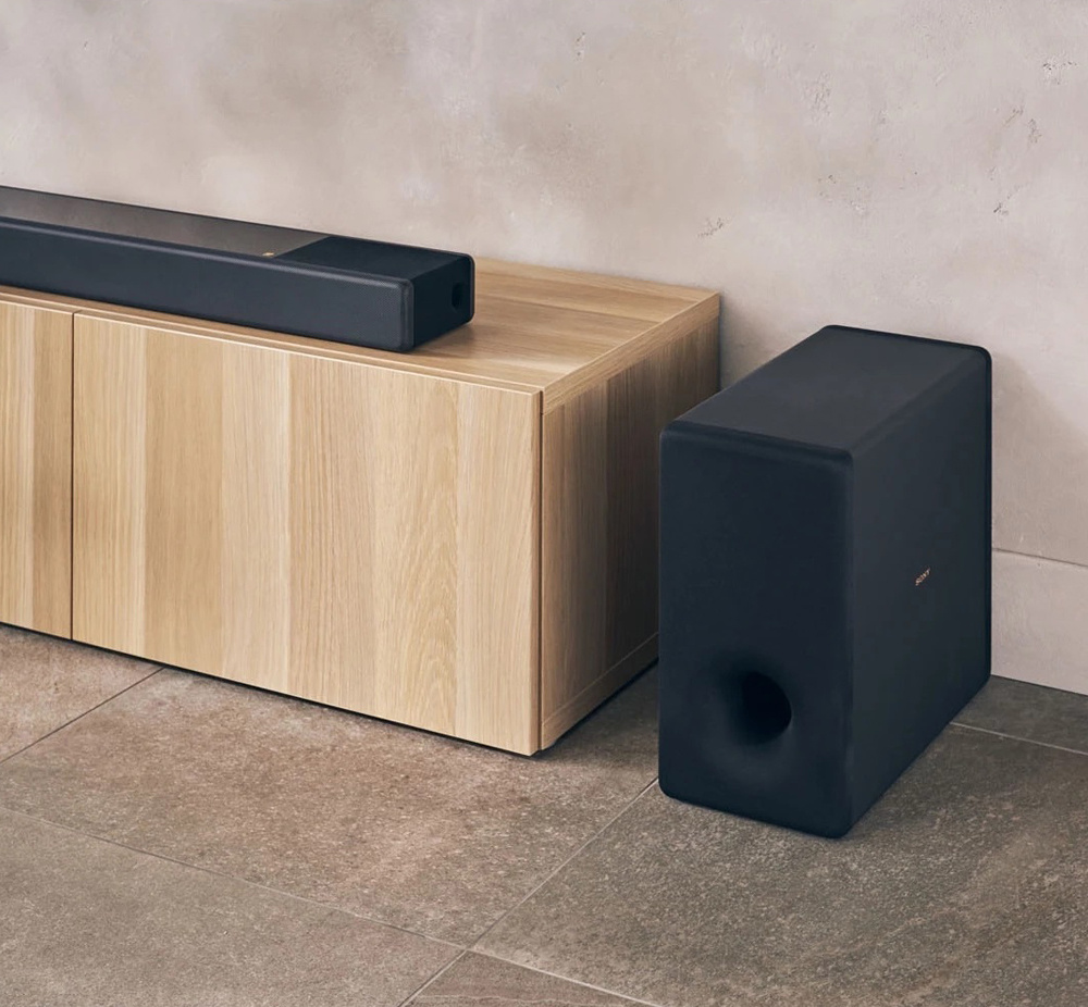 Sony SA-SW3 aktiv trådlös subwoofer för kompatibla soundbars, svart