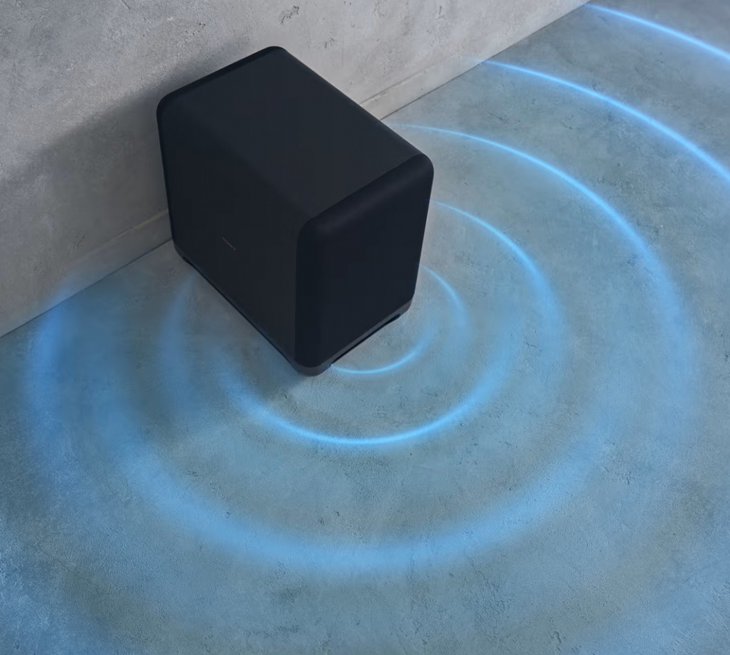 Sony SA-SW5 aktiv trådlös subwoofer för kompatibla soundbars, svart