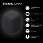 Sony LinkBuds Speaker trådlös bärbar högtalare med Bluetooth, svart Sony LinkBuds Speaker trådlös bärbar högtalare med Bluetooth, svart