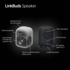 Sony LinkBuds Speaker trådlös bärbar högtalare med Bluetooth, svart Sony LinkBuds Speaker trådlös bärbar högtalare med Bluetooth, svart