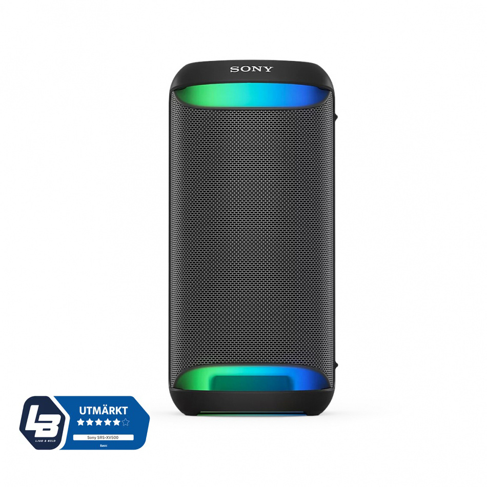 Sony SRS-XV500 trådlös partyhögtalare, svart