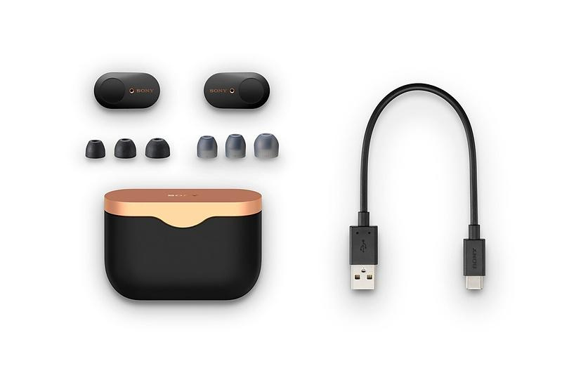 Sony WF-1000XM3 in-ear hörlur med brusreducering, svart