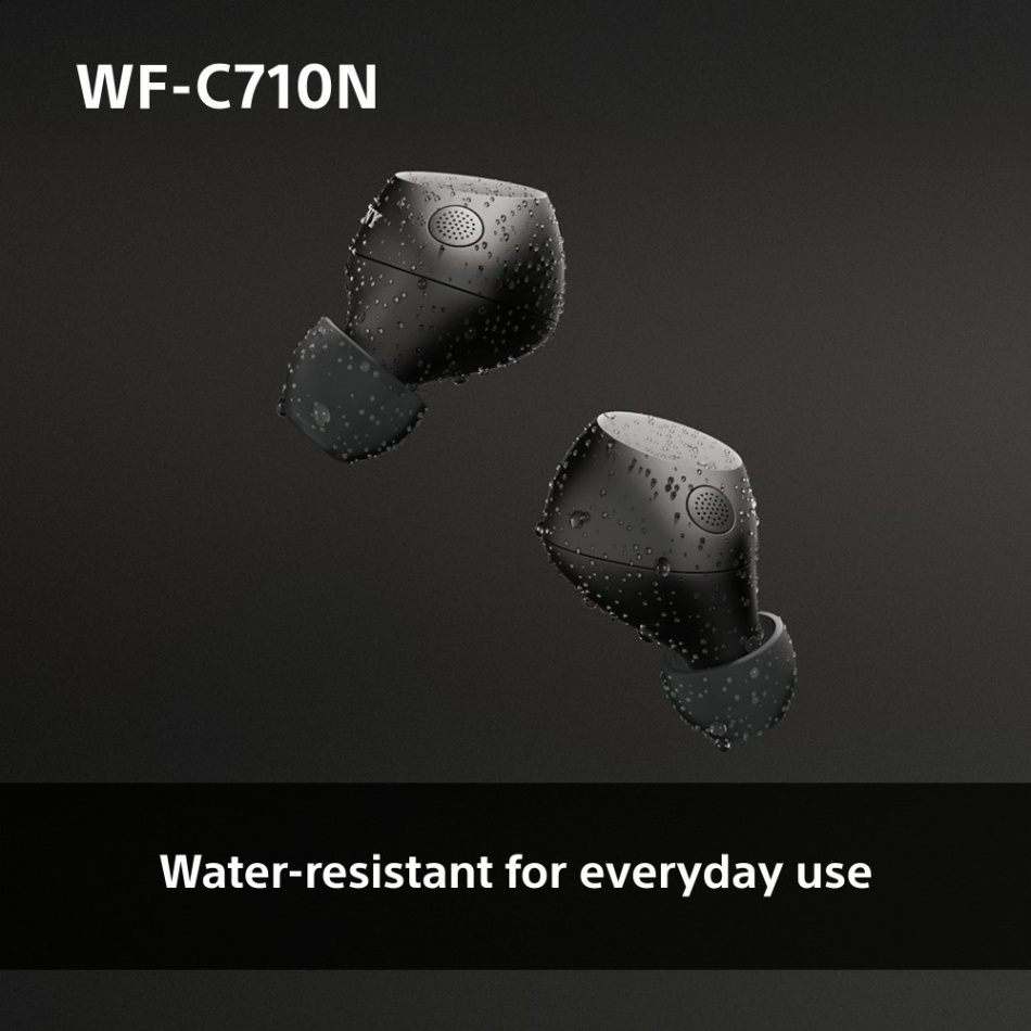 Sony WF-C710N True Wireless in-ear hörlurar med brusreducering, svarta