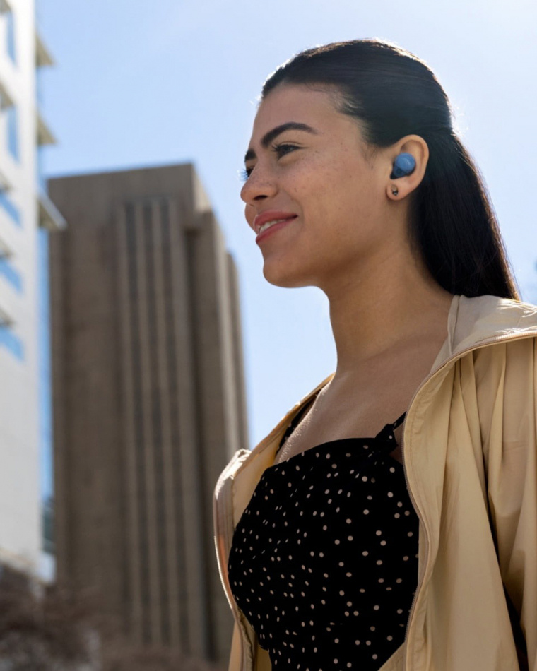 Sony LinkBuds S True Wireless in-ear hörlurar med brusreducering, blå