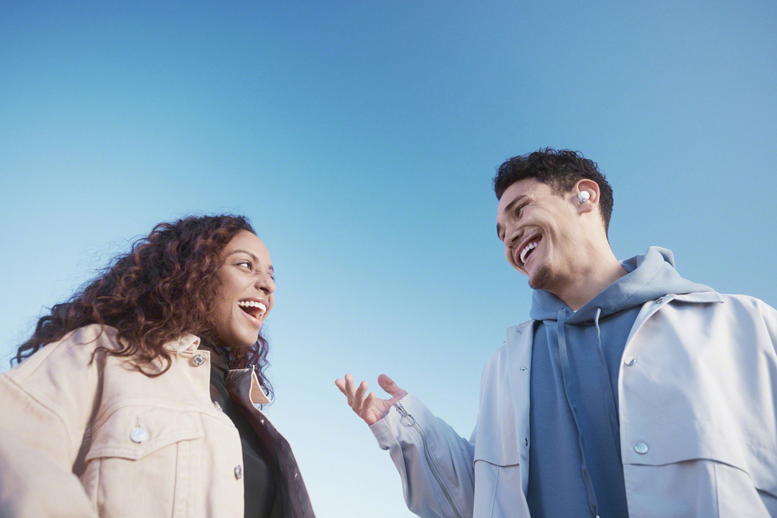 Sony LinkBuds S True Wireless in-ear hörlurar med brusreducering, vit