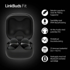 Sony LinkBuds Fit True Wireless IPX4 in ear-hörlur med Bluetooth, svart Sony LinkBuds Fit True Wireless IPX4 in ear-hörlur med Bluetooth, svart