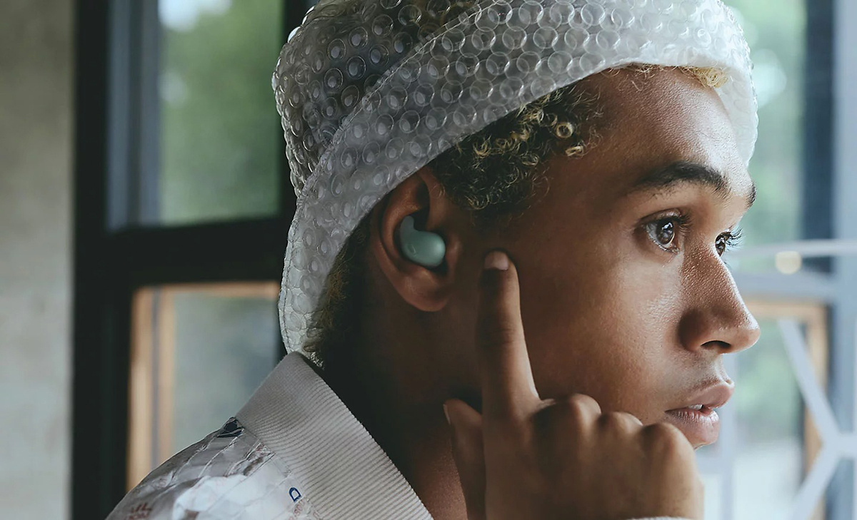 Sony LinkBuds Fit True Wireless IPX4 in ear-hörlur med Bluetooth, grön