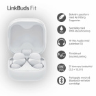 Sony LinkBuds Fit True Wireless IPX4 in ear-hörlur med Bluetooth, vit Sony LinkBuds Fit True Wireless IPX4 in ear-hörlur med Bluetooth, vit