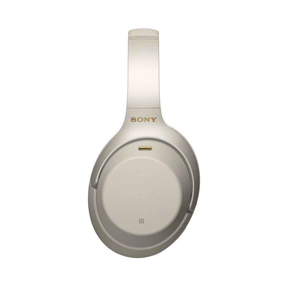 Sony WH-1000XM3 over-ear hörlurar med brusreducering, silver/guld