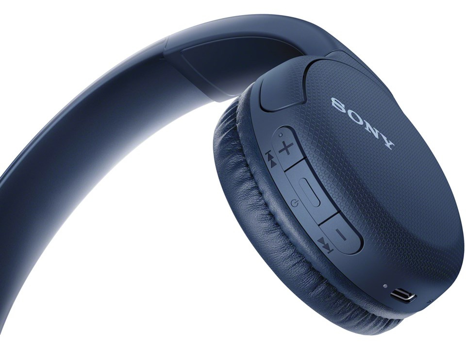 Sony WH-CH510 on-ear hörlur med Bluetooth, Blå