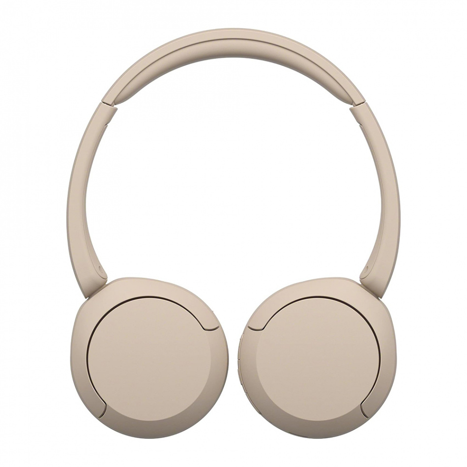 Sony WH-CH520 trådlösa on-ear hörlurar med Bluetooth, beige