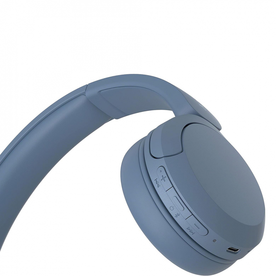 Sony WH-CH520 trådlösa on-ear hörlurar med Bluetooth, blå