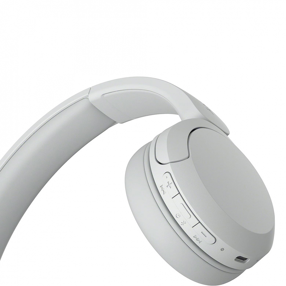 Sony WH-CH520 trådlösa on-ear hörlurar med Bluetooth, vit