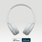 Sony WH-CH520 trdlsa on-ear hrlurar med Bluetooth, vit